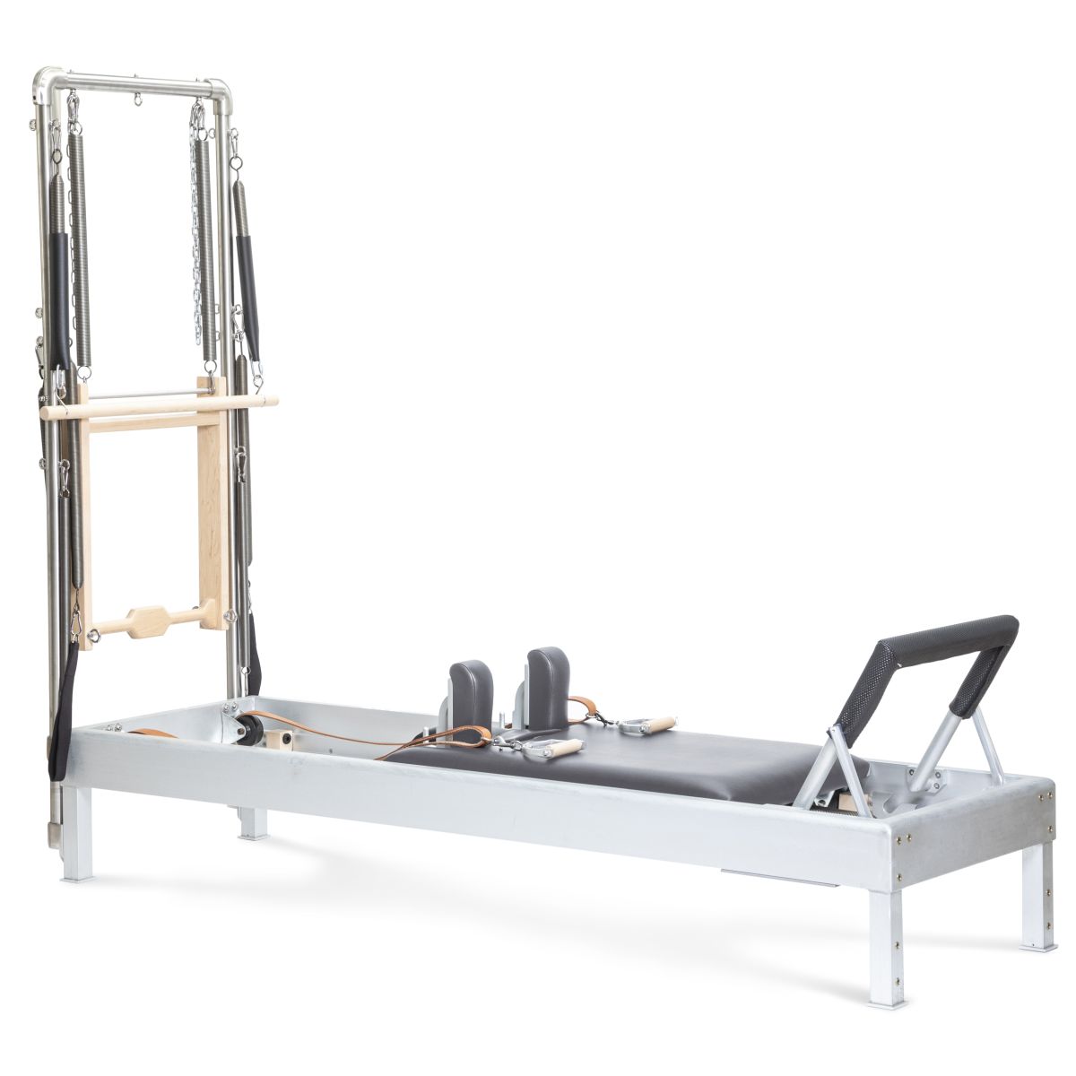 Elina Pilates Classic Reformer with Tower – Grey upholstery