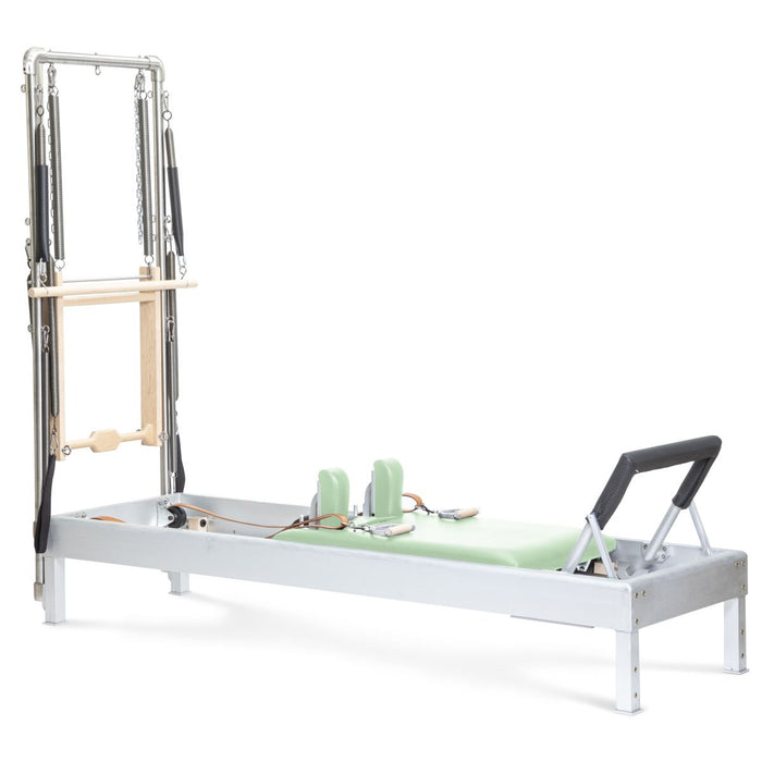 Elina Pilates Classic Reformer with Tower – Green upholstery