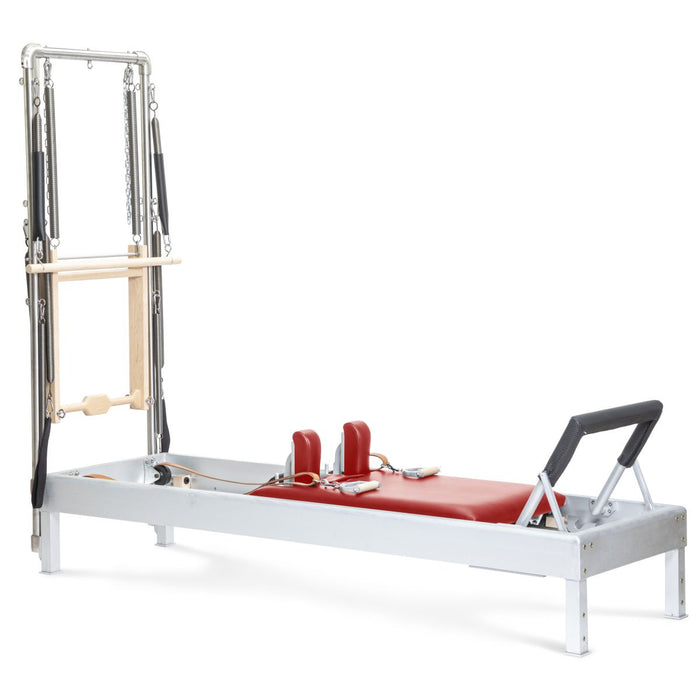 Elina Pilates Classic Reformer with Tower – Red upholstery
