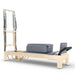 Elina Pilates 86-inch natural wood Classic Reformer with Tower, Grey upholstery
