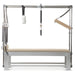 Elina Pilates Classic Aluminium Cadillac Light Mocha upholstery detail