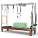 Elina Pilates Classic Cadillac Reformer, dark wood, Green