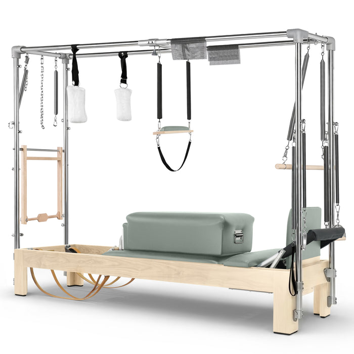 Elina Pilates Classic Cadillac Reformer, natural wood, Eucalyptus