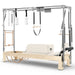 Elina Pilates Classic Cadillac Reformer, natural wood, Ivory