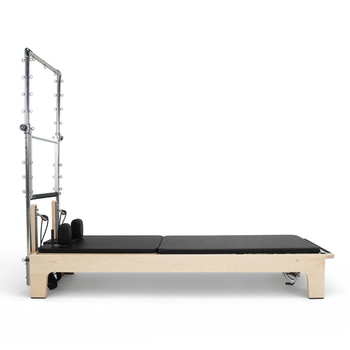 Elina Pilates The Club Reformer with Tower, Black upholstery