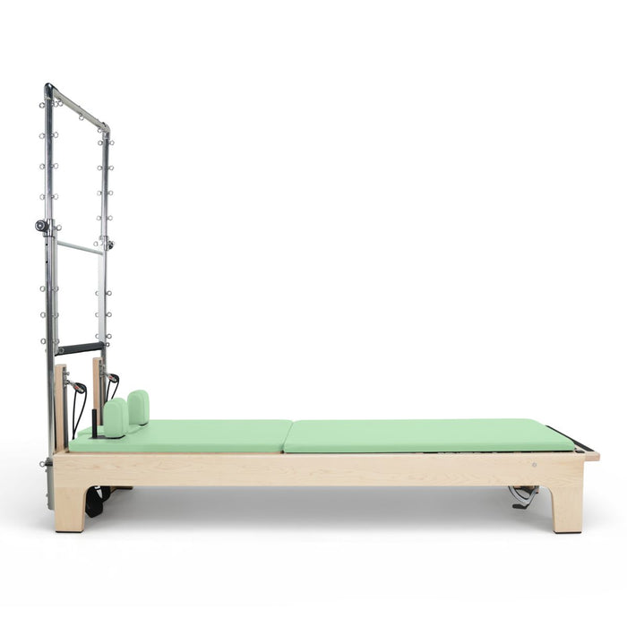 Elina Pilates The Club Reformer with Tower, Green upholstery