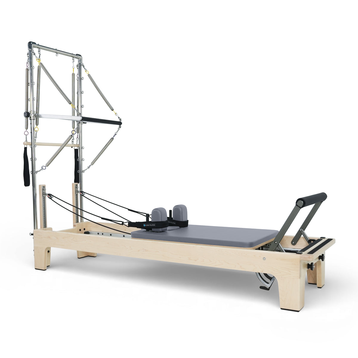 Elina Pilates Club Reformer with Tower, Grey upholstery