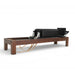 Elina Pilates Dark Wood Classic Reformer, Black upholstery