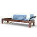 Elina Pilates Dark Wood Classic Reformer, Ocean Blue upholstery