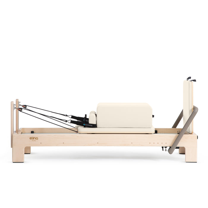 Elina Pilates Elite Advanced Reformer, Ivory upholstery