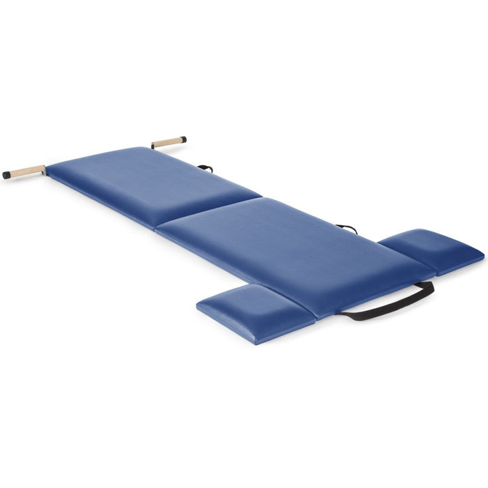 Elina Pilates Folding Mat with Handles – Blue upholstery (official manufacturer image)