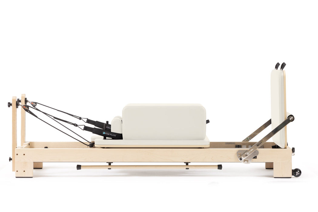 Elina Pilates Lignum Reformer - Ivory upholstery