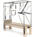 Elina Pilates Natural Wood Cadillac Reformer, Light Mocha