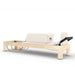 Elina Pilates Natural Wood Classic Reformer, Ivory upholstery