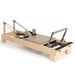Elina Pilates Wooden Reformer in Light Mocha upholstery, official supplier photo