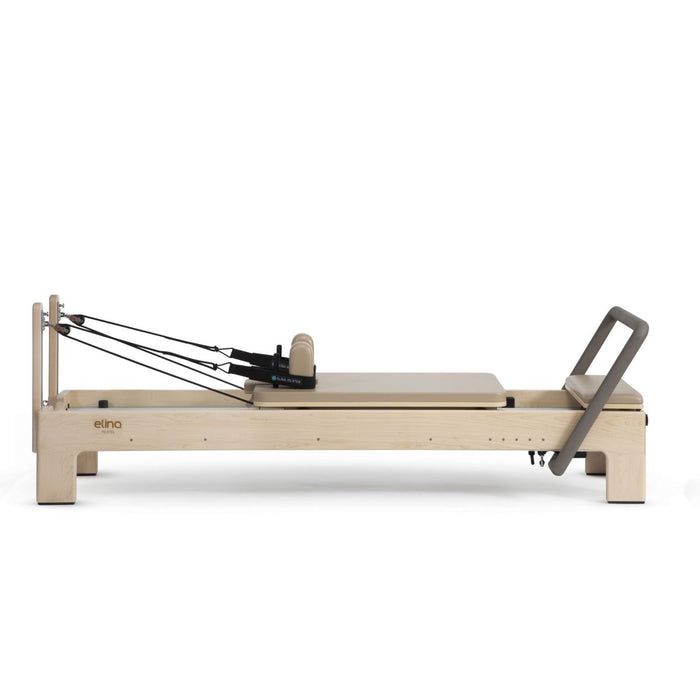 Elina Pilates Elite Advanced Reformer, Light Mocha upholstery
