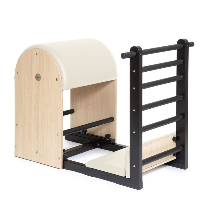 Elina Pilates Elite Steel Base Ladder Barrel – Ivory upholstery