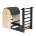 Elina Pilates Elite Steel Base Ladder Barrel – Black upholstery