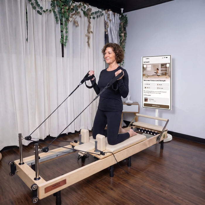 With Large Smart Screen - Janet Elite 2.0 – Foldable Pilates Reformer - RE015 Personal Hour