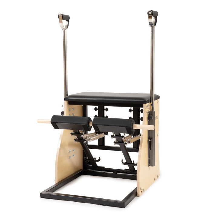 Elina Pilates Steel Base Combo Chair – Black upholstery
