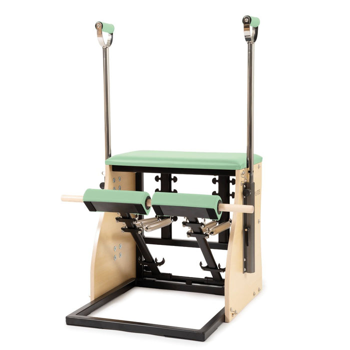 Elina Pilates Steel Base Combo Chair – Green upholstery