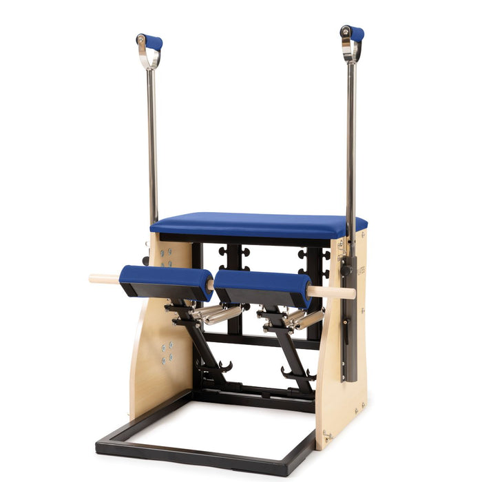 Elina Pilates Steel Base Combo Chair – Blue upholstery