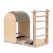 Elina Pilates Elite Ladder Barrel with Wooden Base – Moka upholstery