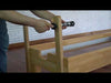 Full Cadillac Pilates machine for studio and rehab training

