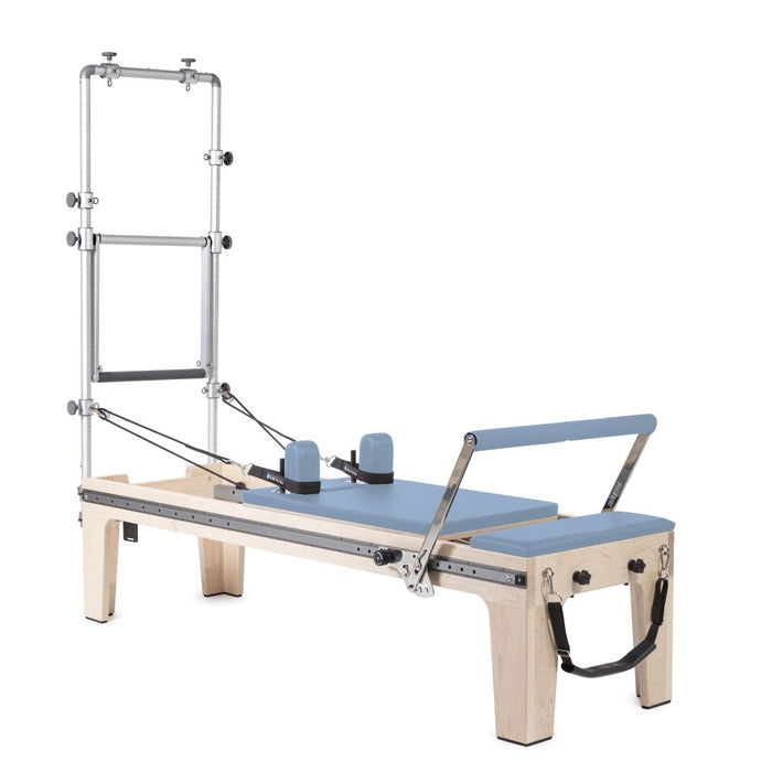 Elina Pilates Master Instructor Fisio Reformer with Tower in Ocean Blue upholstery
