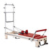 Elina Pilates Master Instructor Reformer with Tower in Red upholstery