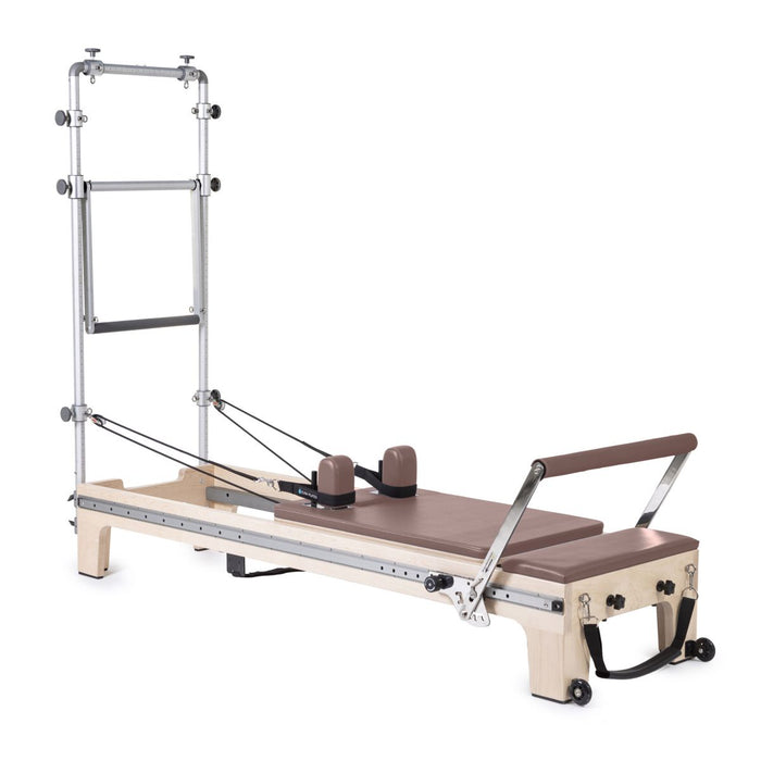 Elina Pilates Master Instructor Reformer with Tower in Aged Rose upholstery