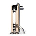 Elina Pilates Foldable Reformer for Home in Grey upholstery