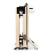 Elina Pilates Foldable Reformer for Home in Ivory upholstery