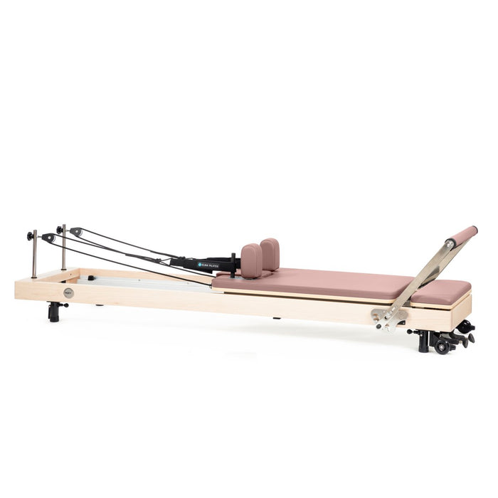 Elina Pilates Vertical Reformer for Home in Aged Rose upholstery, without Box