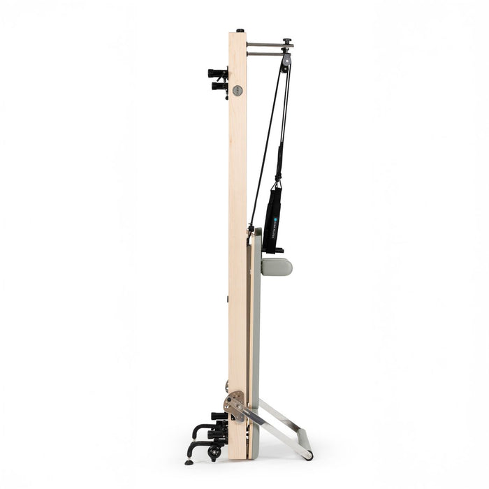Elina Pilates Vertical Reformer for Home in Iceberg upholstery