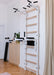 BenchK 722 White fixed pull-up bar and dip station