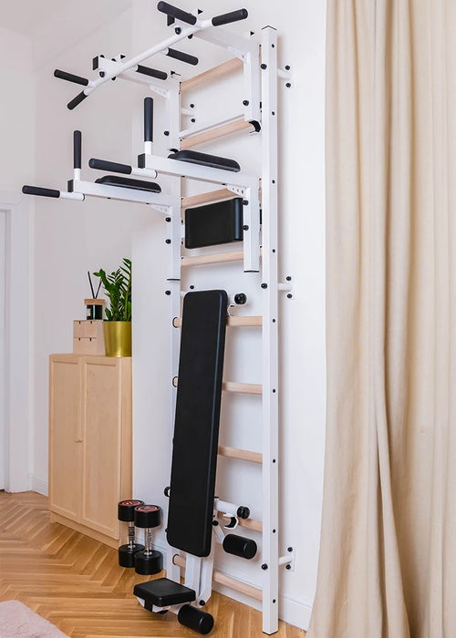 BenchK 733W white stall bars complete studio configuration