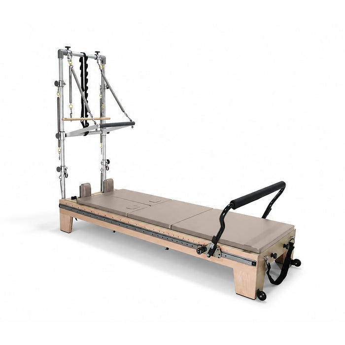 Elina Pilates Twin Reformer in Moka upholstery