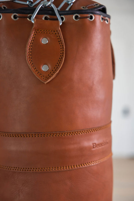 BenchK cowhide punching bag craftsmanship
