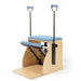 Elina Pilates Wood Combo Chair – Ocean Blue upholstery