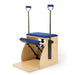 Elina Pilates Wood Combo Chair – Blue upholstery