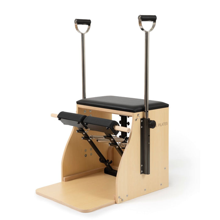Elina Pilates Wood Combo Chair – Black upholstery