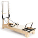 Elina Pilates Wood Reformer with Tower in Ivory upholstery — official product photo