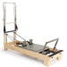 Elina Pilates Wood Reformer with Tower in Moka upholstery — official product photo