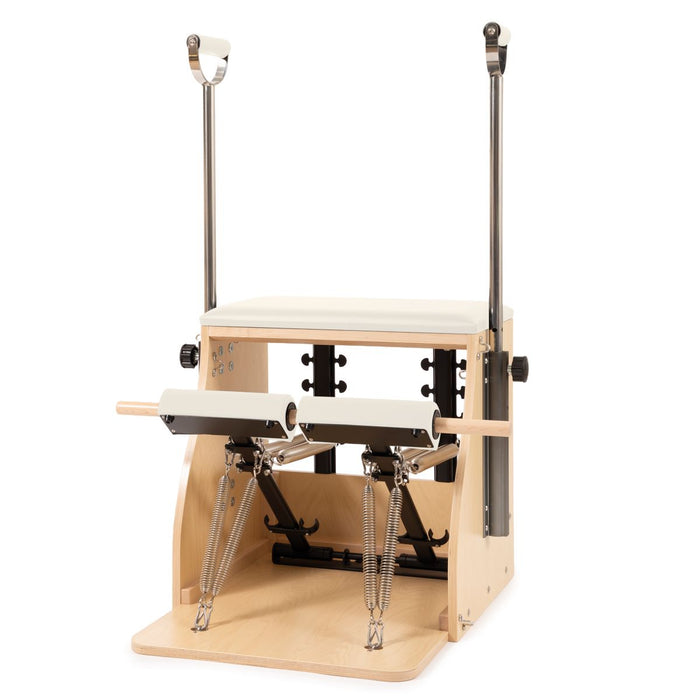 Elina Pilates Elite Wood Combo Chair – Ivory upholstery