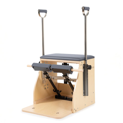 Elina Pilates Elite Wood Combo Chair – Grey upholstery