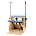 Elina Pilates Elite Wood Combo Chair – Ocean Blue upholstery