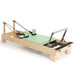 Elina Pilates Wooden Reformer Bundle in Green upholstery