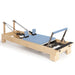 Elina Pilates Wooden Reformer Bundle in Ocean Blue upholstery